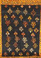 Gabbeh Loribaft fein, Persien,ca 5 Jahre, Wolle auf Wolle, ca. 235 x 178 cm, SchÄtzwert: 3200.- EURO, Pflanzenfarben.Ehz 2.