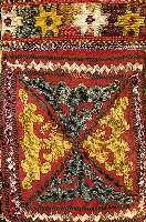 GÜrteltasche, Turkmenistan, um 1900, Kattun mit Seidenstickerei, ca. 20 x 12 cm, SchÄtzwert: 850.- EURO