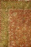 TÄbriz, Indien, ca. 30 Jahre, Korkwolle mit Seide, ca. 420 x 300 cm, SchÄtzwert: 5500.- EURO, ca. 600.000 Kn/qm, EHZ: 2