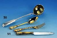 Besteck fÜr 6 Personen, Frankreich um 1900, 925er Silber vergoldet, klassi- zistisch, Meistermarke Cardeilhac, fein punziert und graviert, typ. ...