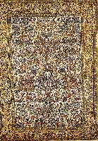 Ghom, Persien, ca. 60 Jahre, Flor Wolle mit Seide, ca. 157 x 110 cm, SchÄtzwert: 1100.- EURO, EHZ: 2