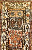 Moghan, Rußland, um 1900, Wolle auf Wolle, ca. 393 x 110 cm, SchÄtzwert: 1650.- EURO, EHZ: 3-4