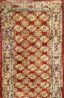 Samarghand Seide, um 1960, Flor Seide auf Baumwolle, ca. 220 x 125 cm, SchÄtzwert: 1200.- EURO, EHZ: 3