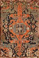 Kuba, Rußland, um 1900, Wolle auf Wolle, ca. 145 x 113 cm, SchÄtzwert: 1800.- EURO, EHZ: 4