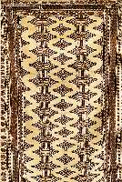 Torkmanestan, Rußland, ca. 50 Jahre, Wolle auf Wolle, ca. 195 x 127 cm, SchÄtzwert: 950.- EURO, EHZ: 3