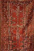 Beschir, Afghanistan, ca. 60 Jahre, Wolle auf Wolle, ca. 253 x 88 cm, SchÄtzwert: 650.- EURO, Wellig, EHZ: 3