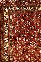 Yamut, Rußland, ca. 40 Jahre, Wolle auf Wolle, ca. 266 x 180 cm, SchÄtzwert: 1500.- EURO, EHZ: 2-3