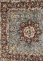 Yazd, Persien, neuwertig, Wolle auf Baumwolle, ca. 202 x 200 cm, SchÄtzwert: 1100.- EURO, EHZ: 2-3