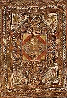 Chamseh, Persien, um 1900, Wolle auf Wolle, ca. 194 x 152 cm, SchÄtzwert: 1500.- EURO, EHZ: 4-5