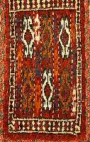 LÖffeltasche, Torkmenistan, ca. 60 Jahre, Wolle auf Wolle, ca. 43 x 25 cm, SchÄtzwert: 550.- EURO, EHZ: 2