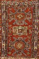 Kazak, Rußland, um 1900, Wolle auf Wolle, ca. 215 x 143 cm, SchÄtzwert: 3900.- EURO, EHZ: 4