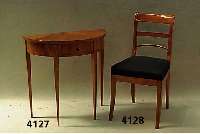 Konsolentisch, Biedermeierstil, Kirschbaum massiv, poliert, nach altem Vorbild von 1820/ 30, gute Verarbeitung, unter Verwendung alter Teile, ...