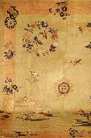 China, um 1910, Wolle auf Baumwolle, ca. 383 x 288 cm, SchÄtzwert: 5500.- EURO, Gebrauchtsspuren