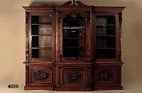 Vielzweckschrank, deutsch, um 1880, im Danziger Barockstil, Korpus Weichholz, Eiche massiv, Eichefurnier, z.T. gespiegelt, Unter- teil 4-tÜrig, ...