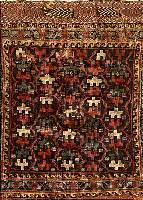Afschar Tasche, Persien, um 1880, Wolle auf Wolle, ca. 56 x 54 cm, SchÄtzwert: 1200.- EURO, EHZ: 4-5