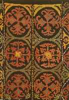 Susani Zelttrendwand, Kirgiztan,Rußland, um 1910, Wolle auf Wolle, ca. 116 x 88 cm, SchÄtzwert: 1100.- EURO, EHZ: 3