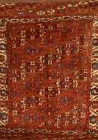 Yomuth, Russland, um 1900, Wolle auf Wolle, ca. 240 x 188 cm, SchÄtzwert: 2800.- EURO, EHZ: 3-4