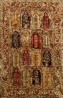 Hereke Seide, TÜrkei, um 1950, reine Naturseide, ca. 151 x 101 cm, SchÄtzwert: 3200.- EURO, EHZ: 2