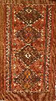 Pfeil-Tasche, Usbekistan, ca. 80 Jahre, Wolle auf Wolle, ca. 34 x 20 cm, SchÄtzwert: 300.- EURO, EHZ: 3. Zili-Kelimgewebe.