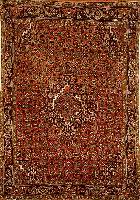 Bidjar, Persien, ca. 50 Jahre, Wolle auf Baumwolle, ca. 163 x 110 cm, SchÄtzwert: 850.- EURO, EHZ: 2-3