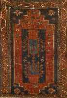 Kazak antik, Rußland, um 1900, Wolle auf Wolle, ca. 204 x 150 cm, SchÄtzwert: 3200.- EURO, EHZ: 3-4