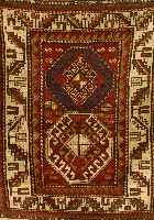 Gandjeh, Russland, um 1920, Wolle auf Wolle, ca. 137 x 114 cm, Schätzwert: 2900.- EURO, EHZ: 3