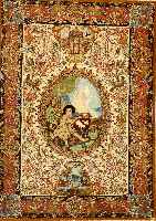 Ghom Seide, Persien, ca. 30 Jahre, reine Naturseide, ca. 110 x 78 cm, SchÄtzwert: 1600.- EURO, ca. 1,0 Mio. Kn/qm, EHZ: 1-2