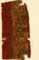 Textilfragment, Peru, ca.1000 Jahre, ca. 22 x 11 cm, SchÄtzwert: 1000.- EURO, EHZ: 6