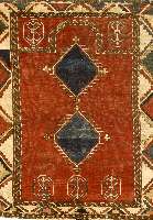 Fachralo Gebetsteppich, Rußland, um 1880, Wolle auf Wolle, ca. 140 x 118 cm, SchÄtzwert: 2800.- EURO, EHZ: 4