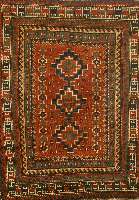 Gendje, Rußland, um 1900, Wolle auf Wolle, ca. 175 x 136 cm, SchÄtzwert: 1400.- EURO, EHZ: 4