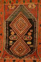Kuba (feiner Schlitzkelim), Nordkaukasus, 19Jhd., Wolle/Wolle, ca. 310 x 208 cm, SchÄtzwert: 6000.- EURO, lit. Vergl. Hull-Luczyc, London 1993 ...