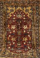 Shirwan, Rußland, um 1940, Wolle auf Wolle, ca. 366 x 255 cm, SchÄtzwert: 2400.- EURO, EHZ: 4.mottenfras