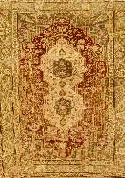 Kayseri Seide, TÜrkei, um 1920, reine Naturseide, ca. 158 x 124 cm, SchÄtzwert: 650.- EURO, EHZ: 4-5