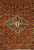Senneh, Persien, um 1910, Wolle auf Wolle, ca. 140 x 110 cm, SchÄtzwert: 1250.- EURO, EHZ: 3-4