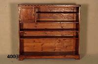 BÜcherregal, deutsch/Lothringen, um 1900/05, Sezessionsstil, Weichholz, sparsame Intar- sienleiste, diese in Nußbaum bzw. geschwÄrztem ...