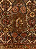 Kamseh Taschenfront, Persien, um 1900, Wolle auf Wolle, ca. 55 x 47 cm, SchÄtzwert: 650.- EURO, EHZ: 4