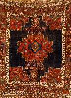 Kamseh, Persien, um 1900, Wolle auf Wolle, ca. 168 x 142 cm, SchÄtzwert: 1400.- EURO, EHZ: 4
