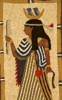 Aplike, Ägypten, um 1900, Baumwolle auf leinen, ca. 127 x 49 cm, SchÄtzwert: 600.- EURO, EHZ: 3