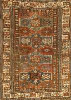 Kazak, Rußland, um 1900, Wolle auf Wolle, ca. 185 x 141 cm, SchÄtzwert: 2500.- EURO, EHZ: 4