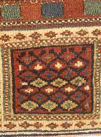 Gashgai Tasche, Persien, ca. 30 Jahre, Wolle auf Baumwolle, ca. 35 x 35 cm, EHZ: 2 SchÄtzwert: 650 EURO.