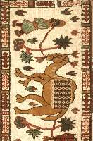 Zeltband, Turkmenistan, ca. 40 Jahre, Wolle auf Wolle, ca. 240 x 45 cm, EHZ: 2, geknÜpft SchÄtzwert: 650 EURO.