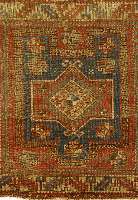 Fachalo Kazak, Rußland, um 1900, Wolle auf Wolle, ca. 132 x 125 cm, SchÄtzwert: 900.- EURO, EHZ: 4