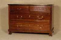 Kommode, deutsch, um 1904/05, Korpus Weich- holz/Hartholz, Palisanderfurnier, FÜße und Platte erneuert, BeschlÄge nach dem Vorbild von 1770, ...