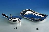 Ovale Brotschale, Wilkens Bremen, 835er Silber, ca. 520 g, Kordelverzierung, ca. 35 x 18 cm