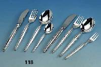 WMF-Besteck fÜr 6 Personen, 800er Silber, best. aus: 6 Messer (Griffe gefÜllt, Klingen Stahl), 6 Gabeln, 6 LÖffel, 6 KaffeelÖffel und 6 ...