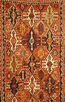 Kuba Kelim, Ostkaukasus, Schirwangebiet, um 1880, Wolle auf Wolle, ca. 302 x 162 cm, SchÄtzwert: 8000.- EURO, Naturfarben, in literatur Ähnlich ...