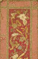 Apleque, Italien, um 1800, Seide auf Baumwolle, ca. 74 x 25 cm, Schätzwert: 450.- EURO, EHZ: 3