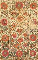 Susani, Uzbekistan, um 1880, Seide auf Baumwolle, ca. 167 x 110 cm, Schätzwert: 850.- EURO, EHZ: 4