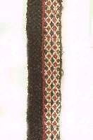 Zeltband, Uzbekistan, ca. 90 Jahre, Pferdehaar, ca. 410 x 6 cm, Schätzwert: 800.- EURO, Keilmstreifen/Flechtstreifen, EHZ: 2