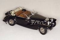 Modellauto Mercedes 500 K-AK Cabriolet 1935, Bausatz von Pocher, Kunstoff, einige Teile lose, jedoch unbeschÄdigt vorhanden, mit orig. Anleitung, ...